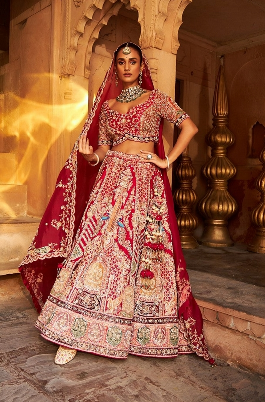 Chandni Chowk Lehengas Online | House Of Surya