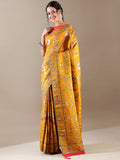 Golden Dola Silk Saree - House of Surya
