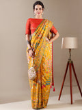 Golden Dola Silk Saree - House of Surya