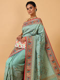 Rani Resham & Zari Silk Saree - House of Surya