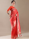 Radiant Rani Dola Silk Weave SAREE - House of Surya