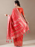 Radiant Rani Dola Silk Weave SAREE - House of Surya