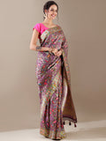 Purple Dola Silk Weaving Saree - House of Surya