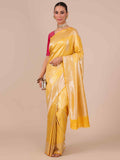 Yellow Color Silk Weaving Saree with Unstitched Matching Blouse - House of Surya