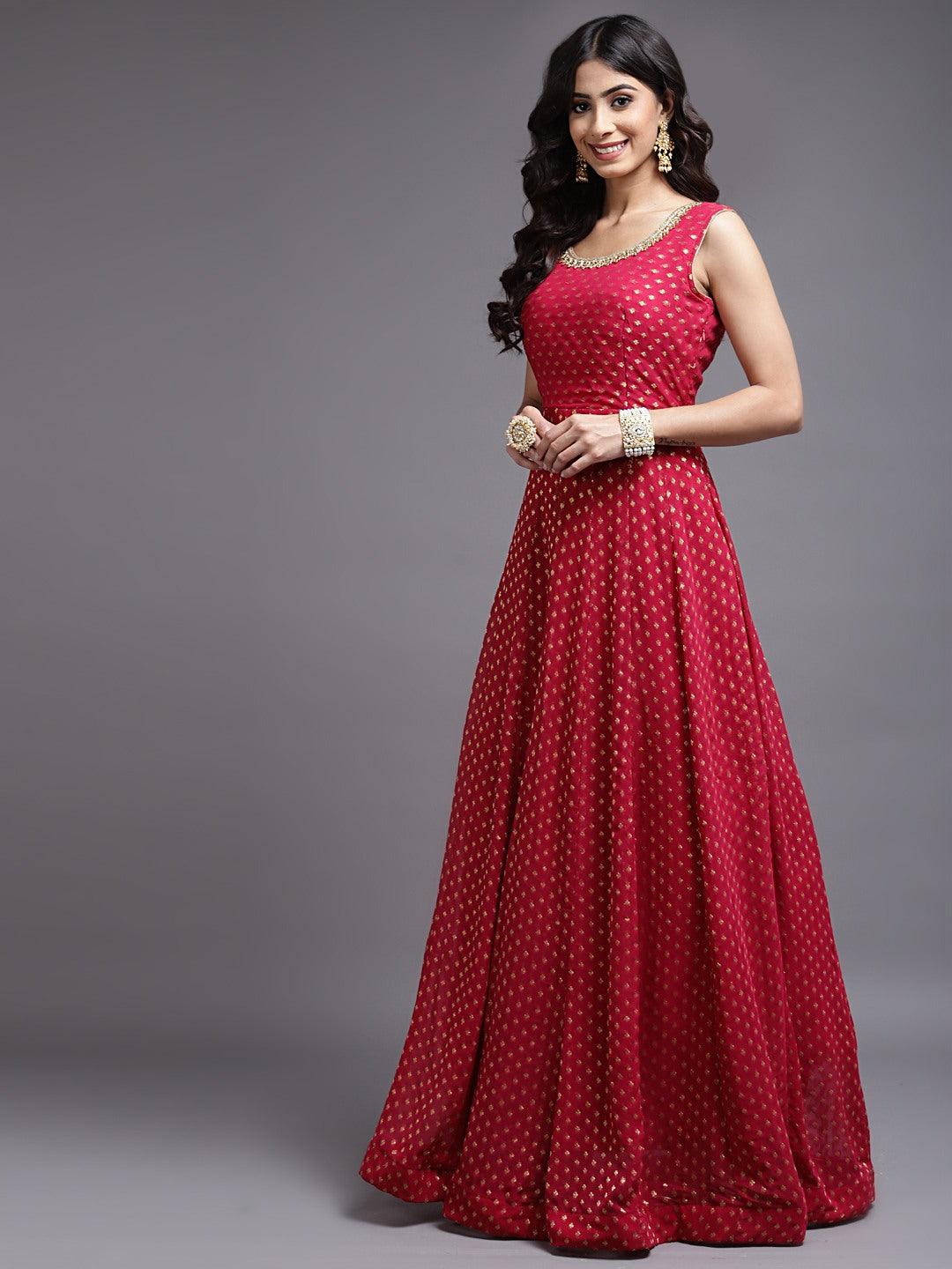 Rani georgette anarkali – House of Surya