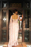Pure Butterfly-Net Saree With Sequins, Pearls work - House of Surya