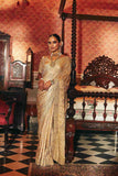 Pure Gajicrepe Saree With Zardozi and Jaal Pattern - House of Surya