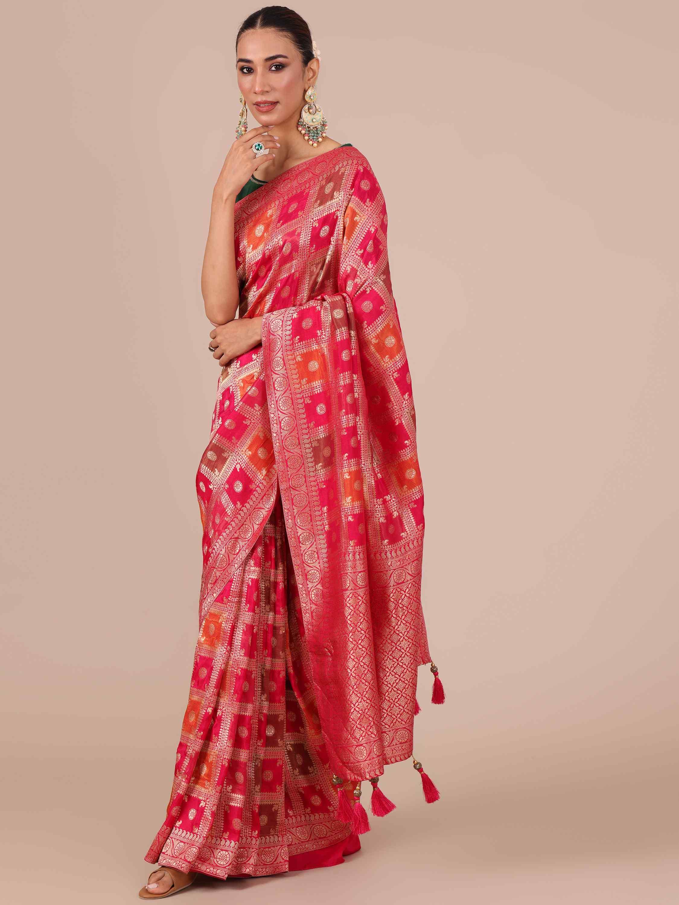 Rani Dola Silk Saree - House of Surya