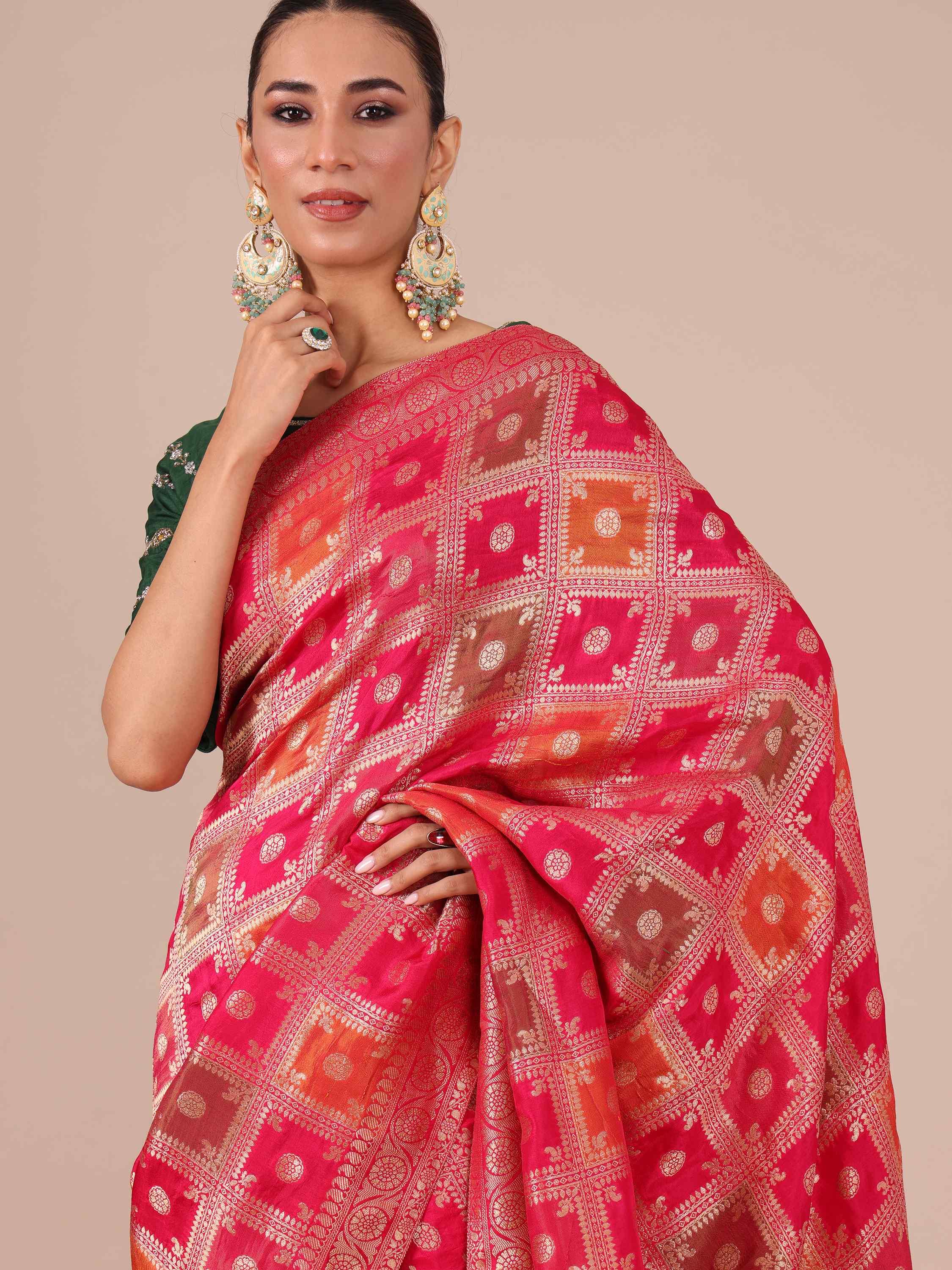 Rani Dola Silk Saree - House of Surya
