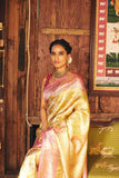 Pure Tissue Kanjivaram Silk Sarees with Meenakari and Zari Weaving - House of Surya