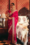 Pure Gajicrepe Saree With Hand Zardozi Buti Pattern - House of Surya