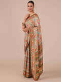 Pista Silk Saree - House of Surya
