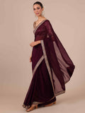 Buy Maroon Saree Online – House of Surya