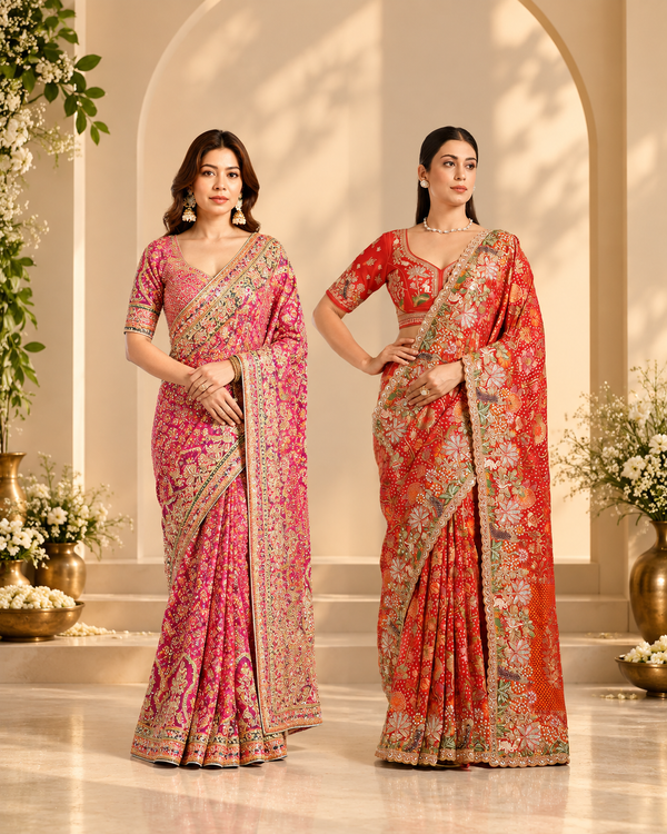Embroidered Sarees