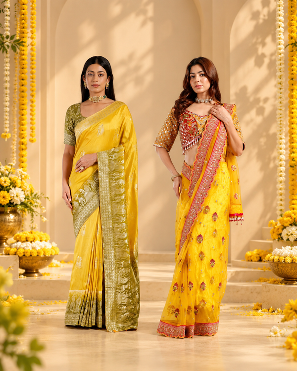 Haldi Sarees
