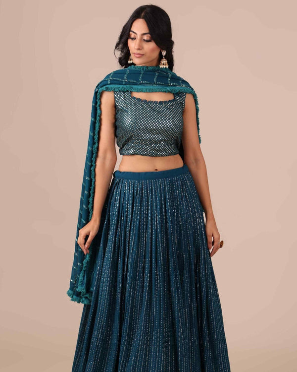 Haldi Mehendi Lehengas