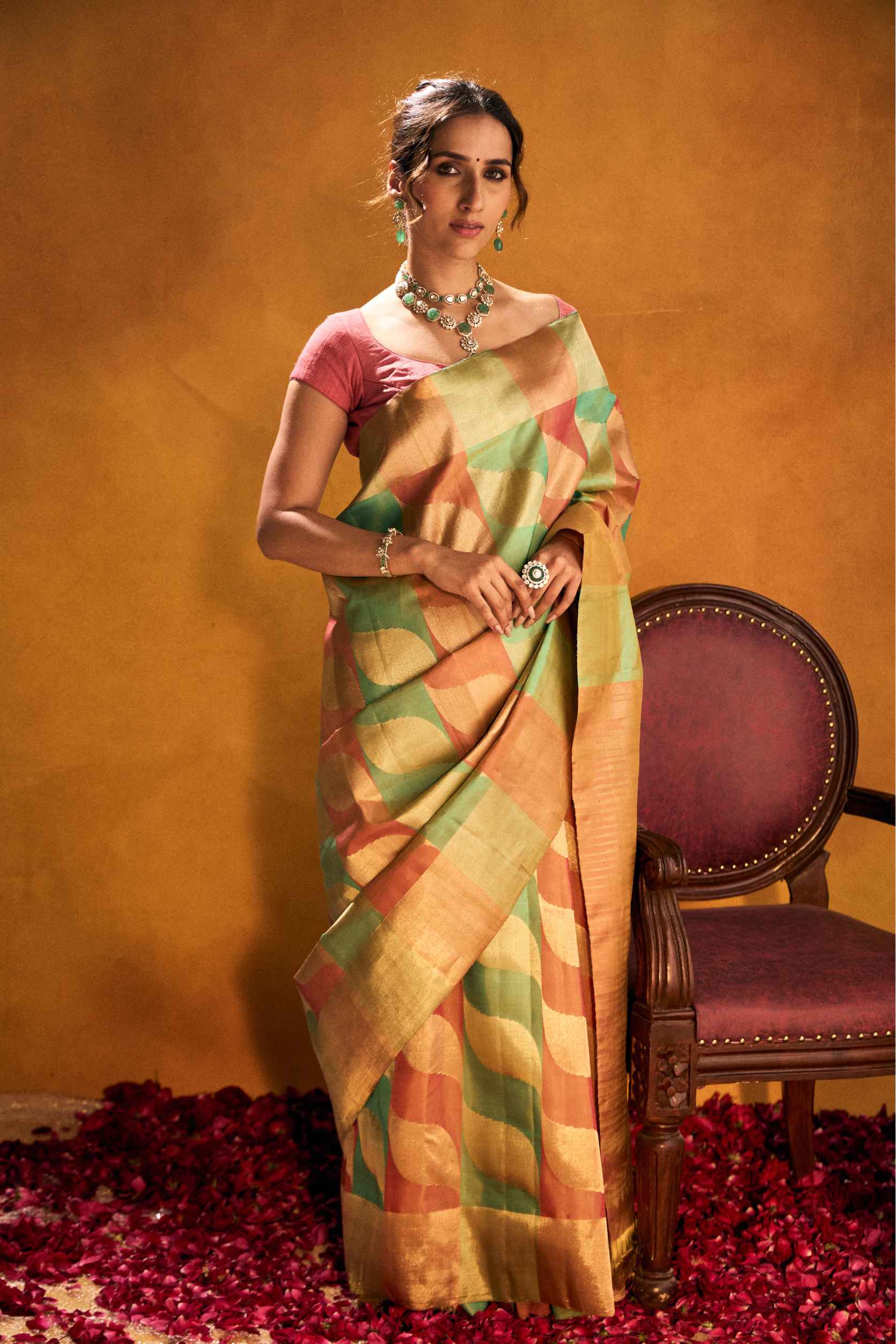 Buy Multi Color Saree Online - House of Surya 