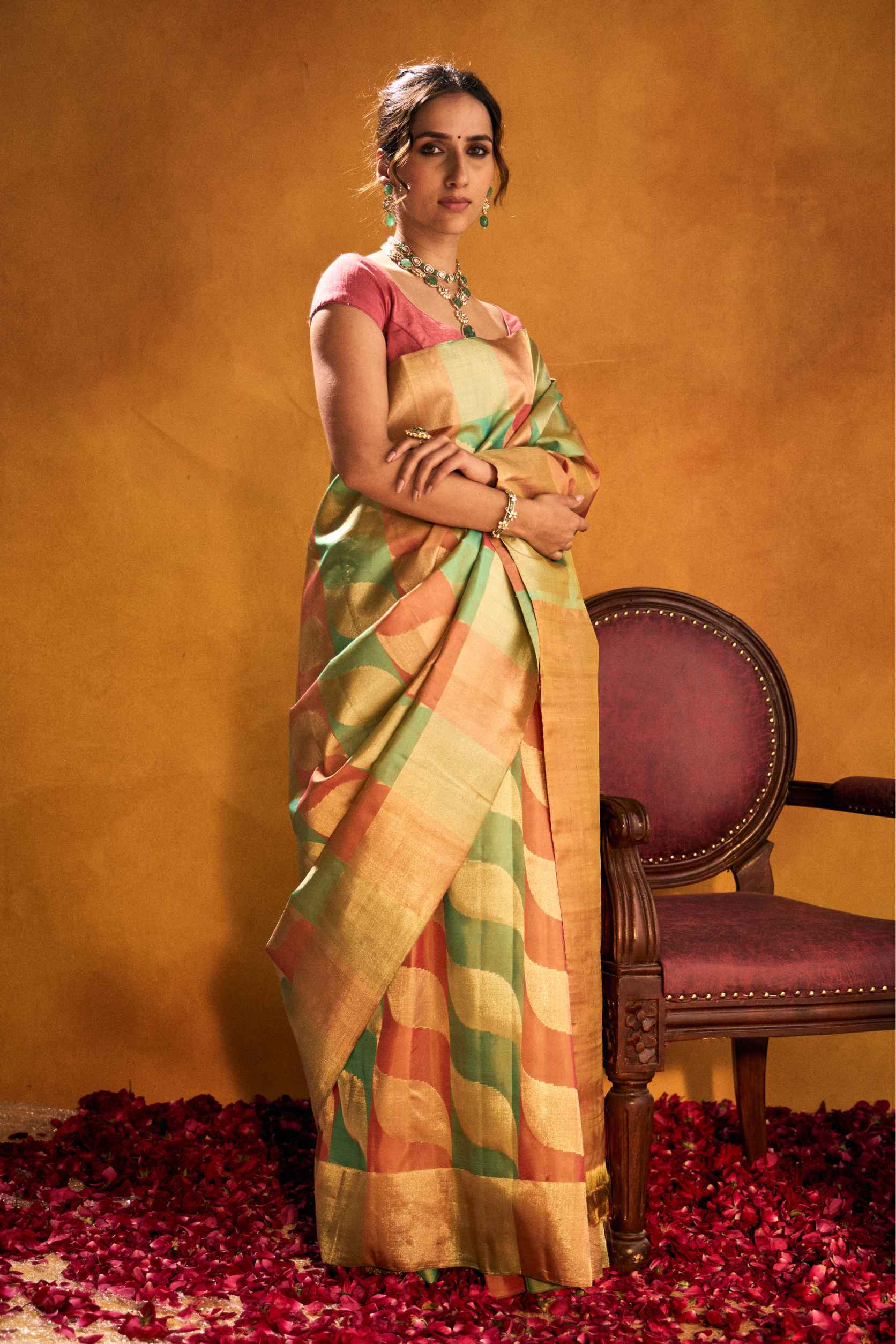 Buy Multi Color Saree Online - House of Surya 