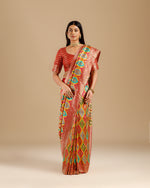 Rani Crepe Silk Saree,Crepe Silk Sarees Multicolor Woven Design
 - House of Surya