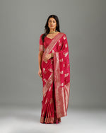 Soft Crepe Silk Sarees,Lightweight Rani Silk Sare- House of Surya