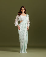 Pista Lycra Ready to Wear Saree,Drape Saree Online
- House of Surya