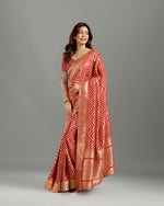 Latest Gajari Georgette Saree,Khaddi Gajari Georgette Saree- House of Surya