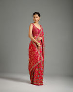Rani Maheshwari Silk Saree with Zari & Sequin Work