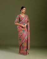 Best Rani Crepe Silk Saree,Crepe Silk Saree With Zari work - House of Surya
