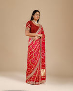 High Quality Rani Gajji Silk Saree,Gaji Silk sarees- House of Surya