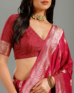Soft Crepe Silk Sarees,Lightweight Rani Silk Sare- House of Surya