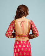 Festive & Party Wear Mustard Dola Silk Saree with Sequence & Cutdana Work - House of Surya