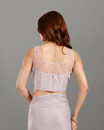 Mauve Lycra Drape Saree,Drape Saree Ready to Wear Saree
- House of Surya
