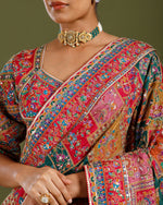 Best Rani Crepe Silk Saree,Crepe Silk Saree With Zari work - House of Surya