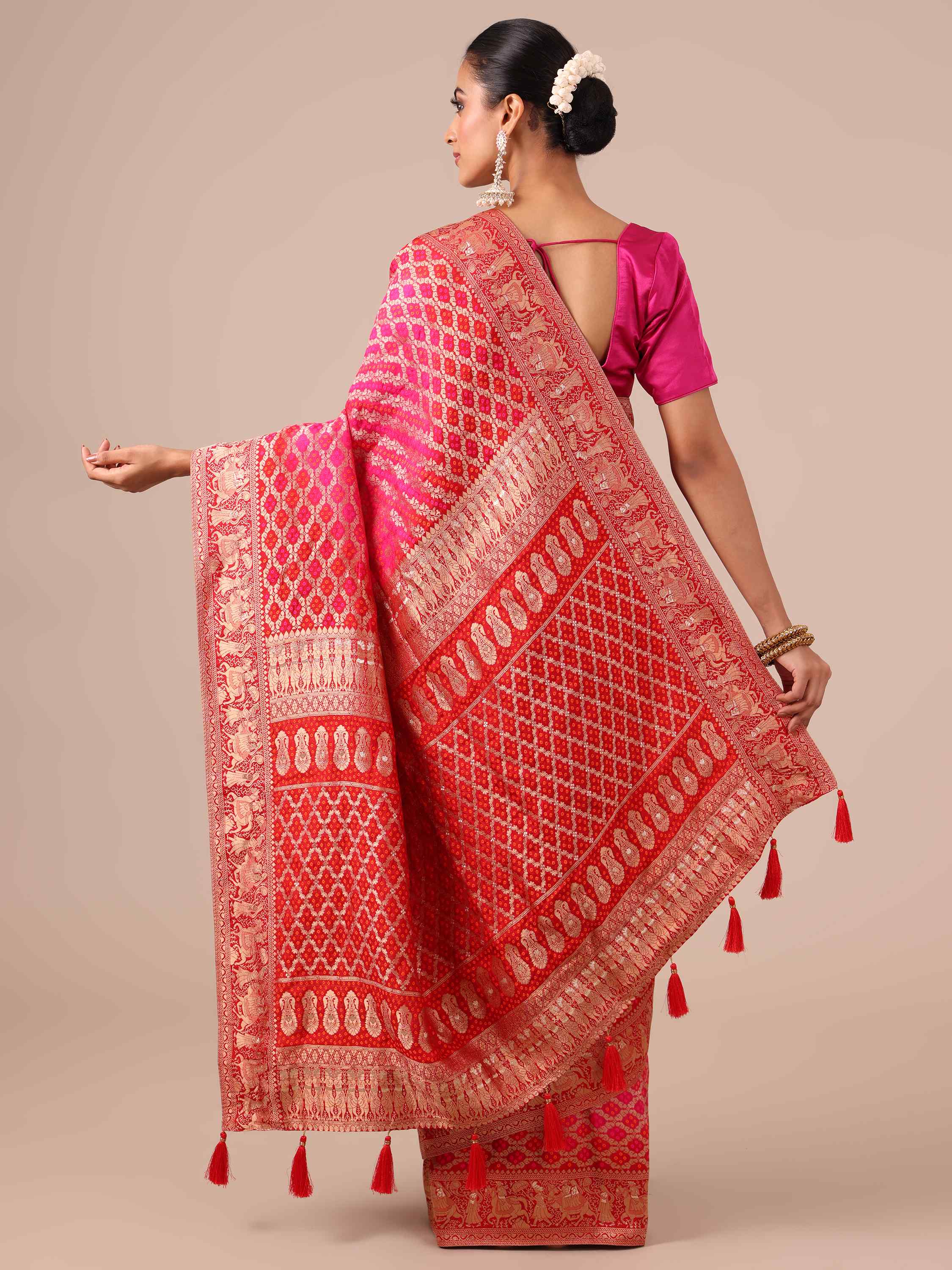Rani Dola Silk Saree,Dola Silk sarees Online India
 - House of Surya