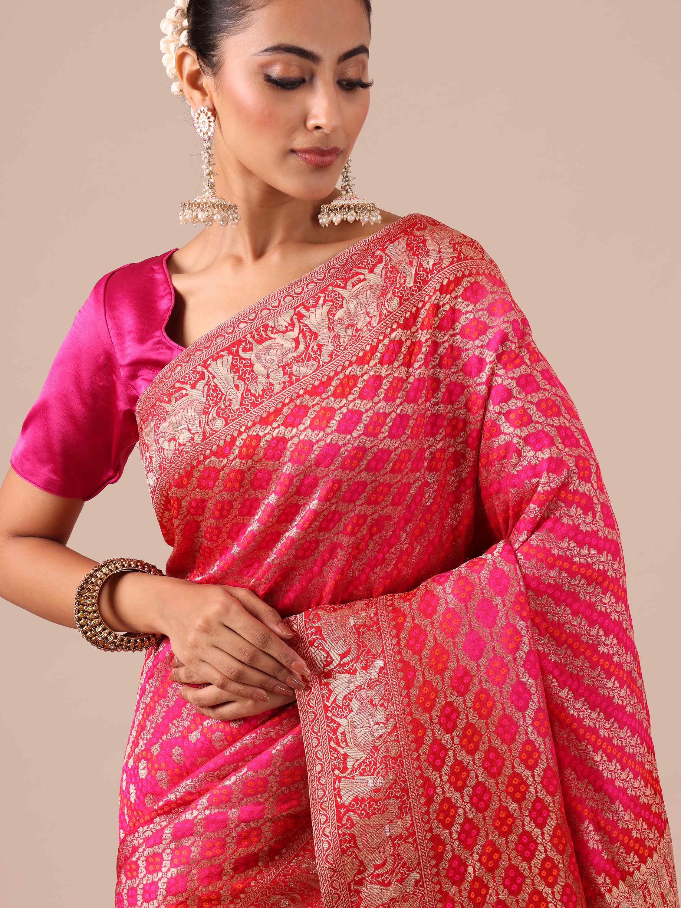 Rani Dola Silk Saree,Dola Silk sarees Online India
 - House of Surya