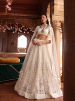 Designer Bridal Lehenga With Pott Zarkan Sequence Detailing Embroidery - Riwaaz - House of Surya