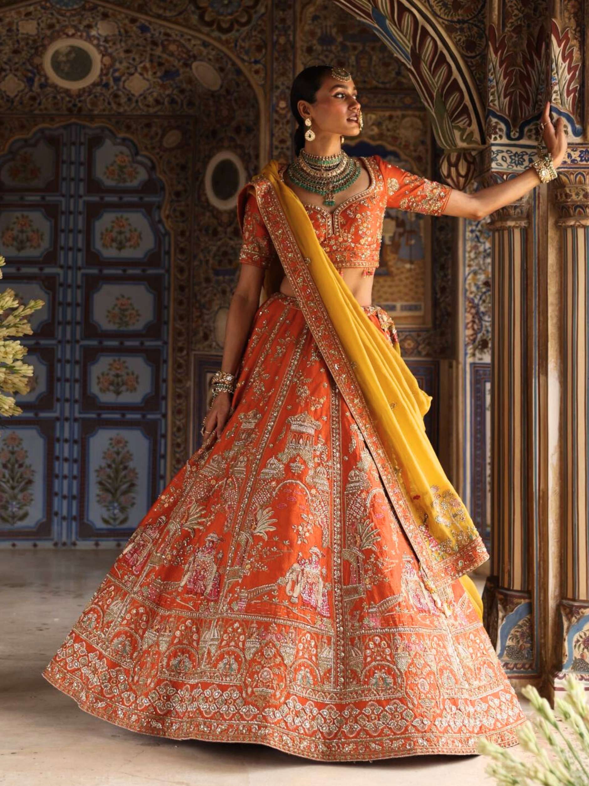 Designer Lehenga With Pott Sequence Zardosi Detailing Embroidery - Riwaaz