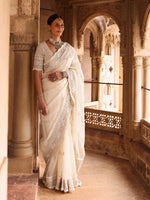 Designer Saree With Pott Cut Dana Detailing Embroidery - Riwaaz - House of Surya