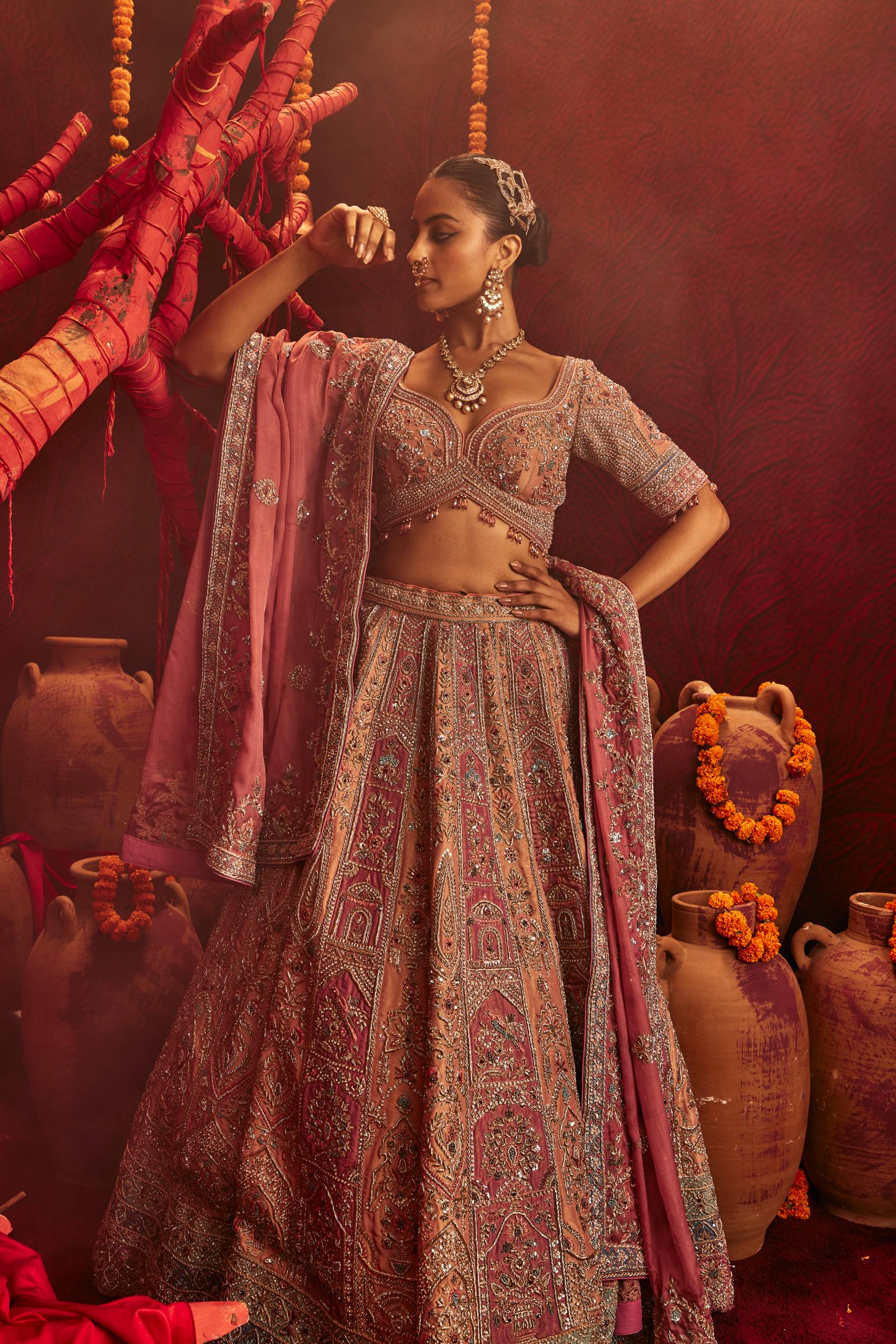 Ensemble In Dusty Pink - ANTARA