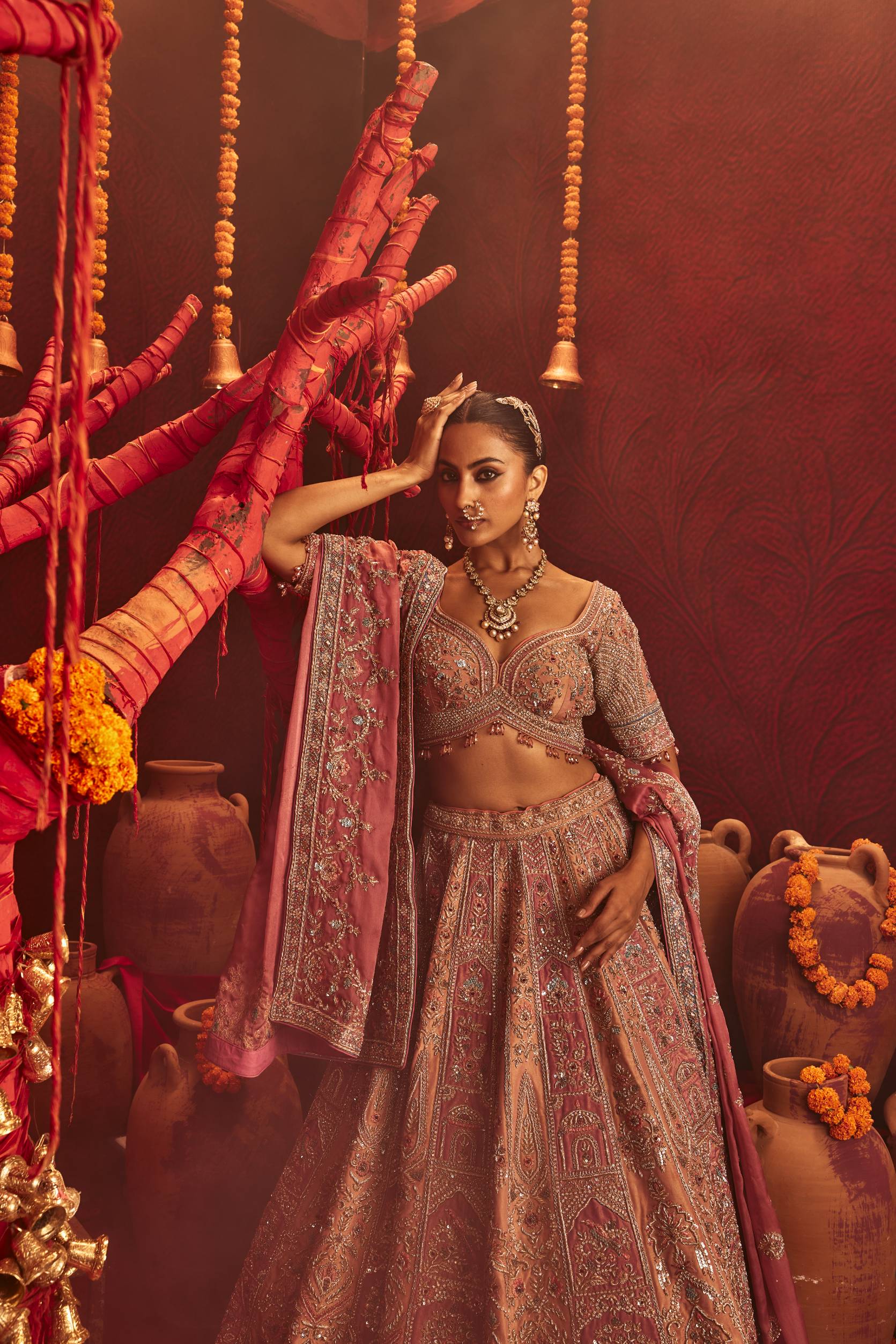 Ensemble In Dusty Pink - ANTARA