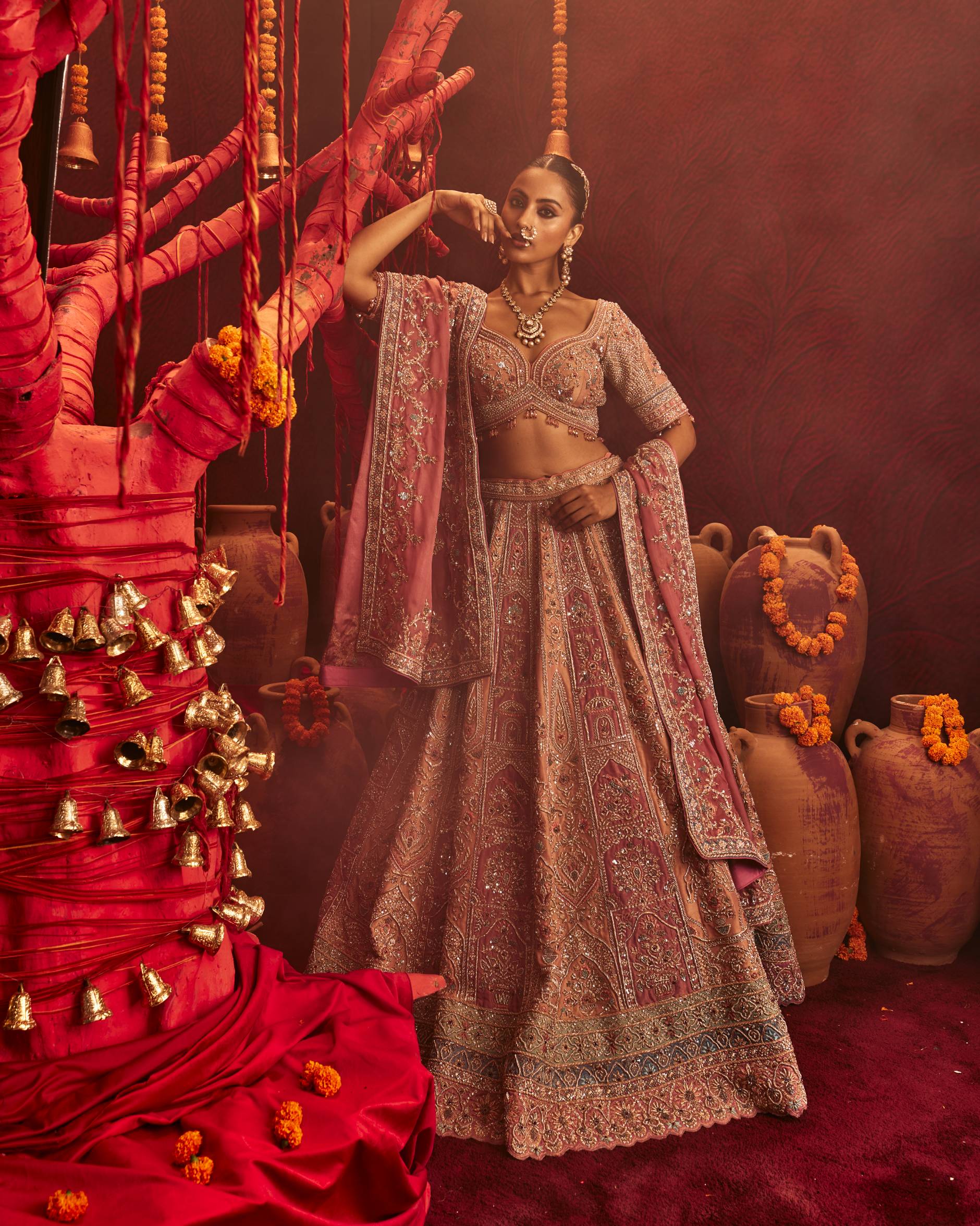 Ensemble In Dusty Pink - ANTARA