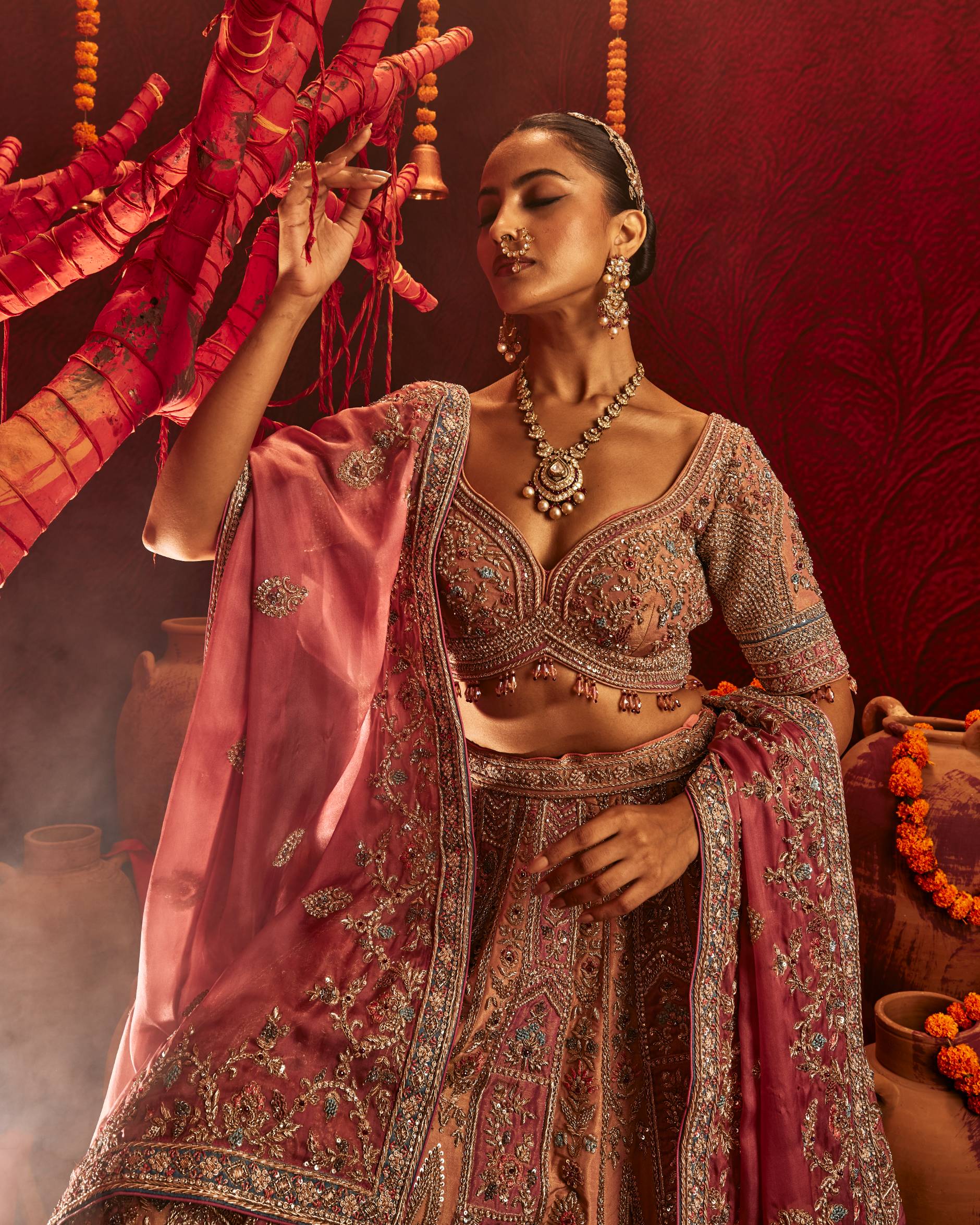 Ensemble In Dusty Pink - ANTARA