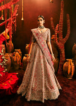 Tissue Ensemble With Zardozi Work – Antara - House of Surya