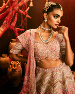Ensemble In greyish Pink With Zardozi – ANTARA - House of Surya
