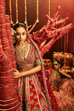 Corel Raw Silk Ensemble Featuring Zardozi Embroidery – ANTARA - House of Surya