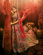 Corel Raw Silk Ensemble Featuring Zardozi Embroidery – ANTARA - House of Surya