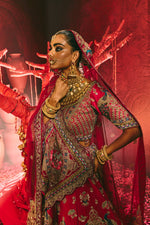 Tissue Ensemble With Zardozi Work – ANTARA - House of Surya