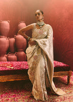 Saree With Zardozi Detailing – ANTARA