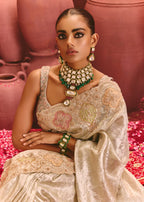 Saree With Zardozi Detailing – ANTARA