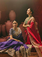 Crepe Saree With Zarodzi Work – ANTARA - House of Surya